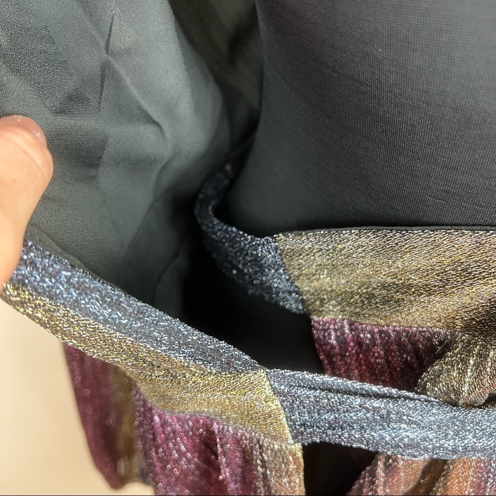 4SI3NNA Weila Long‎ Sleeve Wrap Minidressin Rainbow - Picture 10 of 16